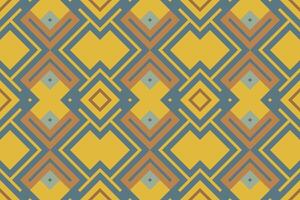 Ikat Damast Paisley Stickerei Hintergrund. Ikat nahtlos Muster geometrisch ethnisch orientalisch Muster traditionell.aztekisch Stil abstrakt Design zum Textur, Stoff, Kleidung, Verpackung, Sarong. vektor