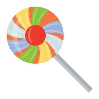 trendiga lollipop koncept vektor