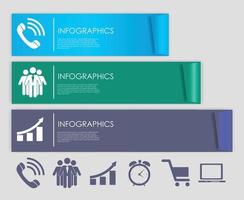 Infografik-Vorlagen für Business-Vektor-Illustration. vektor