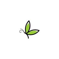 Kreatives Schmetterlingslogo für Kosmetikmarke oder moderne Logovorlage für Salons und Spas vektor