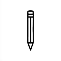 einfach Bleistift mit minimalistisch und modern Design vektor
