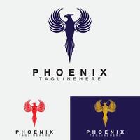 phoenix logotyp vektor illustration formgivningsmall