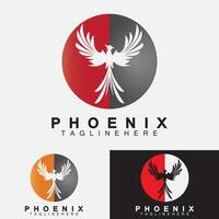 phoenix logotyp vektor illustration formgivningsmall