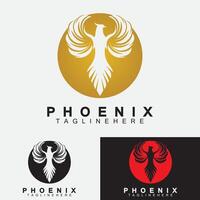 phoenix logotyp vektor illustration formgivningsmall