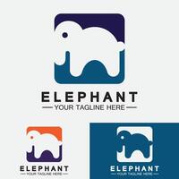 elefant logotyp vektor illustratör formgivningsmall