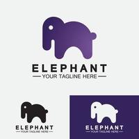 elefant logotyp vektor illustratör formgivningsmall