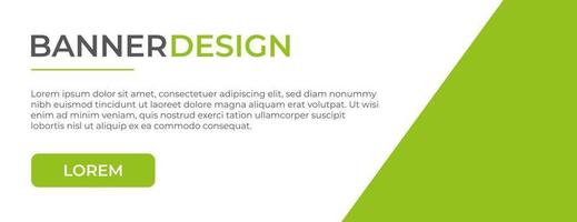 Banner-Vorlagen-Design. grünes Banner-Design. vektor