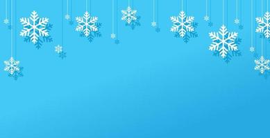 Schneefrosteffekt auf blauem Hintergrund. Vektor-Illustration. abstrakte hellweiße Schimmerlichter und Schneeflocken. streuen fallende runde Partikel.