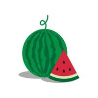 Wassermelone Illustrationsdesign. Vektor-Illustration vektor