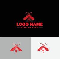 Laternenfliege Logo Symbol zum Geschäft Marke App Symbol Laternenfliege Insekt Biene Logo Vorlage vektor
