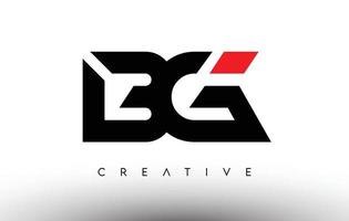 bg kreatives modernes Brieflogo-Design. bg Symbol Buchstaben Logo Vektor