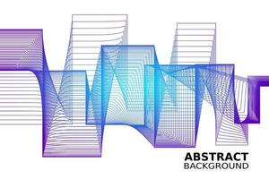 abstraktes Wellenelement für Design. digitaler Frequenzspur-Equalizer. vektor