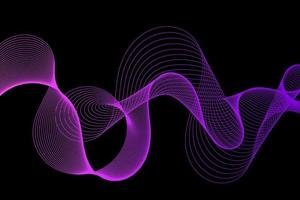 abstraktes Wellenelement für Design. digitaler Frequenzspur-Equalizer. vektor