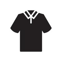 Polo-Glyphe-Symbol vektor