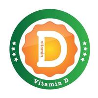 Vitamin-D-Sonnensymbol-Logo-Sammlungssatz, Körpercholecalciferol. goldener Tropfen Vitaminkomplex Tropfen. medizinisch für Heidevektorillustration vektor