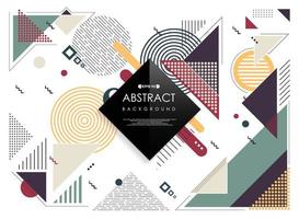 abstrakte geometrische Elemente Design Artwork Cover Muster Details Hintergrund. Illustrationsvektor eps10 vektor