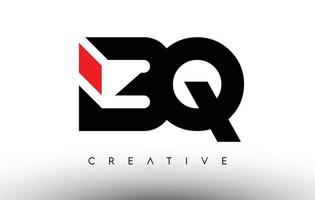 bq kreatives modernes Brieflogo-Design. bq Symbol Buchstaben Logo Vektor