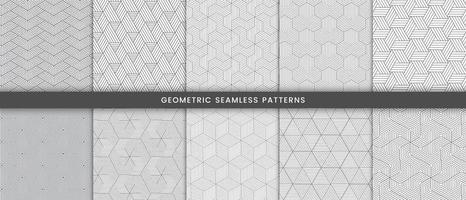 geometrisches Muster mit Streifenlinien polygonale Form vektor