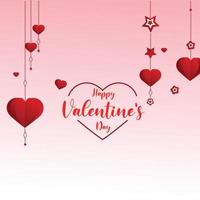 Valentinstag rot und rosa Post Design Teil siebzehn vektor