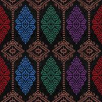 lombok batik illustration mönster sömlös bakgrund vektor