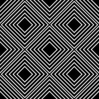 Raute - nahtloser Hintergrund. Rautenform - Schwarz-Weiß-Darstellung. geometrisches Ornament zum Bedrucken von Stoffen vektor