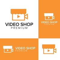 Video Shop Logo Symbol Vektor Vorlage