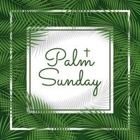 Palm Sonntag Hintergrund vektor