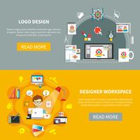 Designer-Tools-Banner-Set vektor