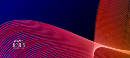 abstrakter Hintergrund moderner roter eleganter bunter Fahnenhintergrund vektor