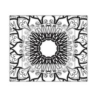 dekorativa koncept abstrakt mandala illustration vektor