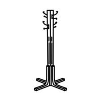 Hut-Aufhänger-Symbol. Gekritzel handgezeichnet oder Umriss-Icon-Stil vektor