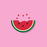 Wassermelone Illustrationsdesign. Vektor-Illustration vektor