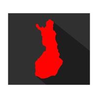 Finnland-Karte im Hintergrund vektor