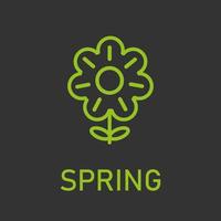 Frühling - Saison Symbol Vektor