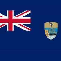 Saint Helena Saint Helena Square Nationalflagge vektor