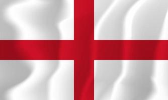 england nationalflagge wehende hintergrundillustration vektor