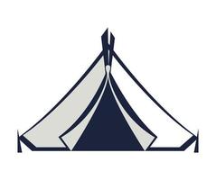 Zeltcamping-Symbol vektor