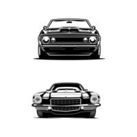 Muscle-Car-Silhouette vektor