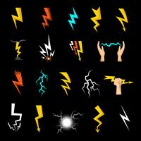 Blitz-Icons Set vektor