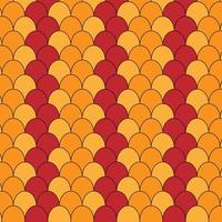 abstrakte orange gelb rote Form nahtlose Muster perfekt für Hintergrund oder Tapete vektor