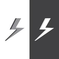 flash thunderbolt logotyp mall vektor