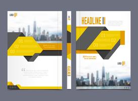 Geschäftsbericht Broschüre Design vektor