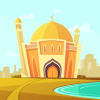 Mosque Building Illustration vektor