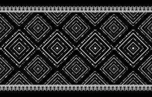 ethnische abstrakte Ikat-Musterdesigns für Hintergründe oder Tapeten, Teppiche, Batik, traditionelle Textilien, einheimische Muster. Vektor-Illustration vektor