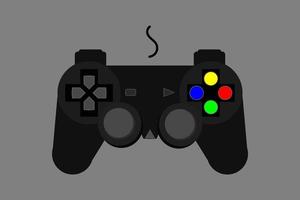 vektor joystick spelkontroll. gamepad vektor illustration. videospel stick illustration