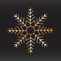einzigartiges Schneeflockeweihnachtsvektordesign für Broschürenfahnenkartenaufkleber vektor