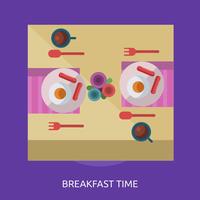 Frühstückszeit-Konzeption vektor