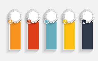 Infografik-Geschäftsschablonen-Vektorillustration vektor