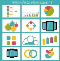 Infografik-Geschäftsschablonen-Vektorillustration vektor