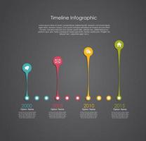 Infografik-Vorlagen für Business-Vektor-Illustrationen vektor